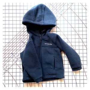 Columbia fleece hooded jacket